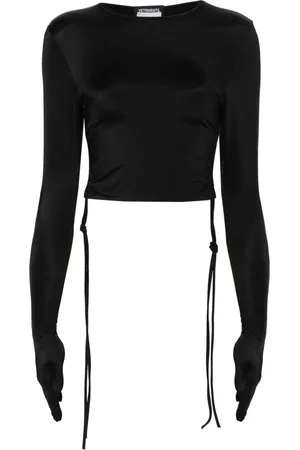 Vetements Cropped long-sleeve T-shirt