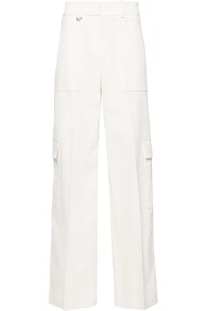HUGO BOSS Wide-leg twill trousers