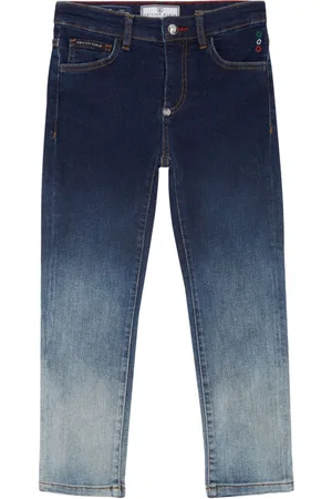 Philipp Plein Gradient-effect straight-leg jeans