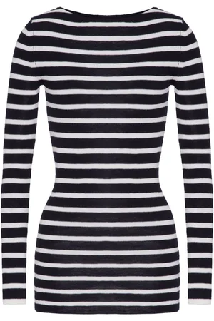VALENTINO GARAVANI Striped intarsia-knit jumper
