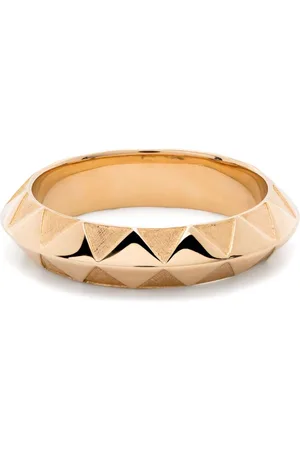 HARWELL GODFREY 18kt yellow Knife Edge band ring