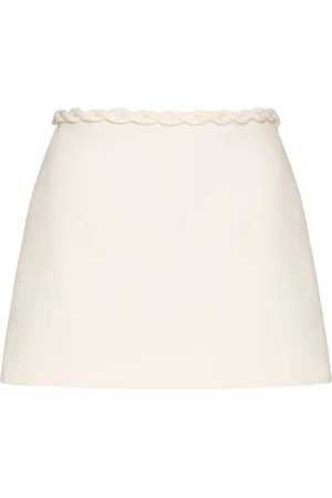 VALENTINO GARAVANI High-waisted silk skirt
