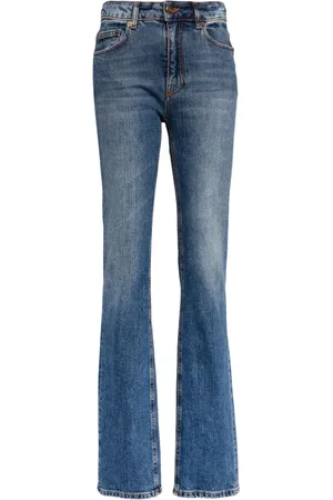 Roberto Cavalli High-rise straight-leg jeans