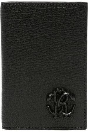 Roberto Cavalli RC-plaque bi-fold cardholder