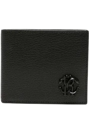 Roberto Cavalli RC-plaque bi-fold wallet