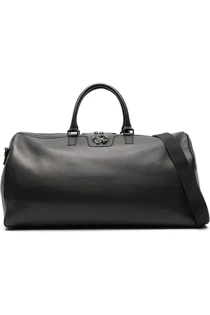 Roberto Cavalli RC-plaque leather holdall bag