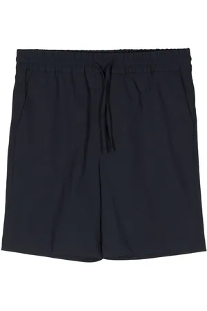 LARDINI Drawstring-waist track shorts