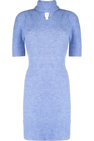 Patou Cut-out detailing short-sleeve dress