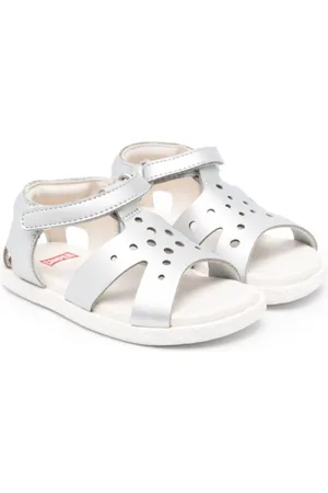 Camper Miko Twins perforated leather sandals