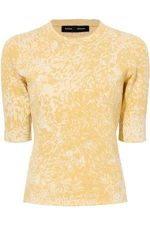Proenza Schouler Greta jacquard-pattern top