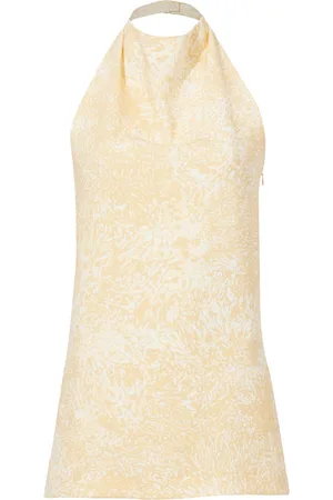 Proenza Schouler Theda abstract-pattern print top