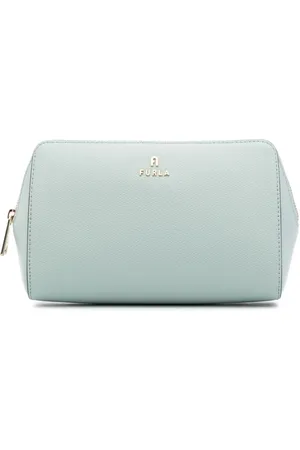 Furla Camelia L leather makeup bag