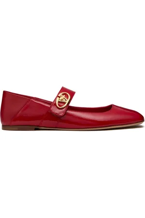 VALENTINO GARAVANI VLogo Locker Mary-Jane ballerina shoes