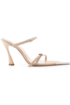 MUGLER 95mm suede sandals