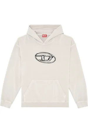 Diesel S-Boxt logo-print cotton hoodie