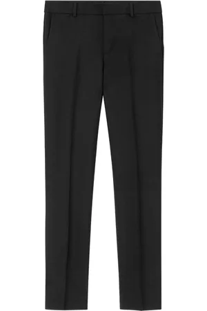 VERSACE Wool-mohair tailored trousers