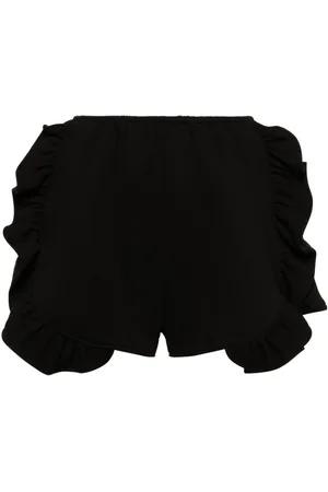 Ioana Ciolacu Peony ruffled jersey shorts