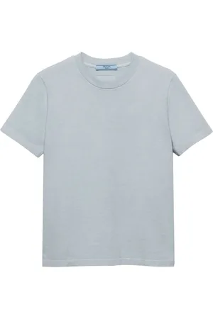 Prada Triangle-logo cotton T-shirt