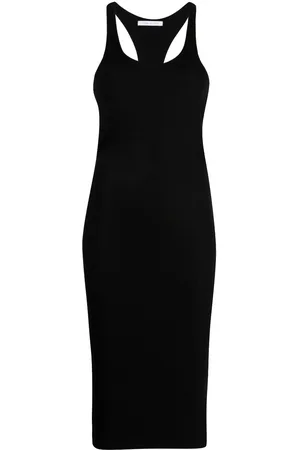 JOHN ELLIOTT Sleeveless ribbed-knit midi dress