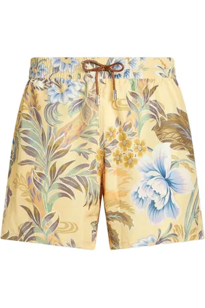 Etro Floral-print swim shorts