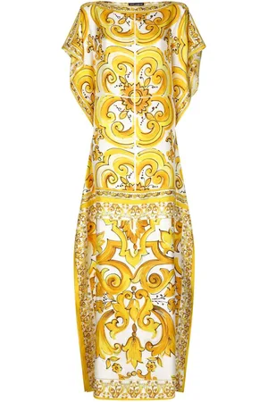 Dolce & Gabbana Majolica silk maxi dress