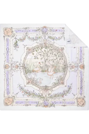 Atelier Choux Tapestry-print cotton blanket