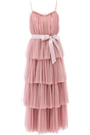 Tulleen Firenze tiered ribbon dress
