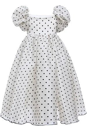 Tulleen Osuna polka dot teacup dress