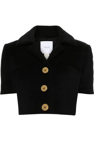 Patou Terry-cloth cropped jacket