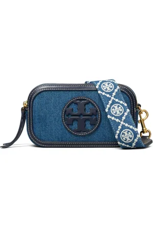 Tory Burch Mini Miller denim crossbody bag