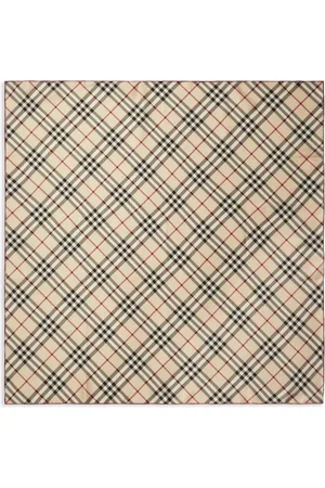 Burberry Checked silk scarf