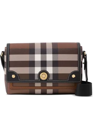 Burberry Vintage Check leather shoulder bag