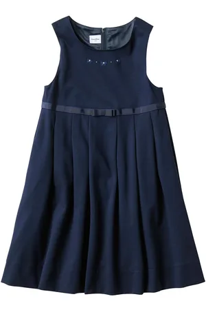 Familiar Sleeveless bow-embroidered dress