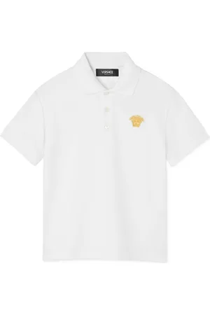 VERSACE Medusa embroidered polo shirt