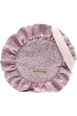 HUCKLEBONES LONDON Rosette metallic crossbody bag