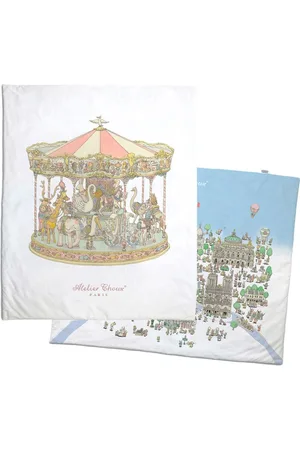 Atelier Choux Carousel and Paris print two changing mats set