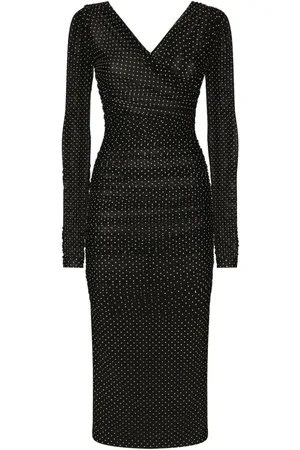 Dolce & Gabbana Polka-dot tulle midi dress