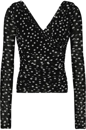 Dolce & Gabbana Polka-dot tulle top