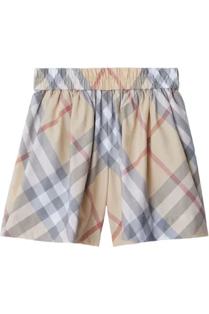 Burberry Checked cotton shorts