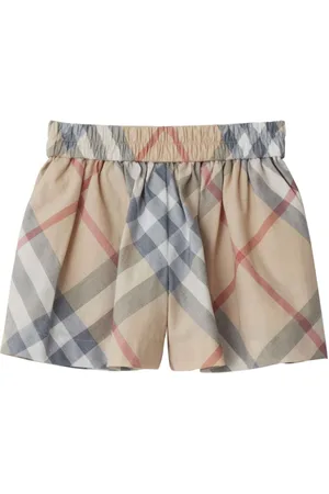 Burberry Checked cotton shorts
