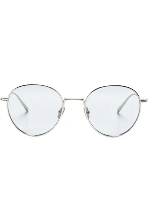 Totême Logo-engraved round-frame sunglasses