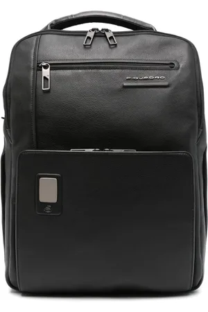 Piquadro Akron leather backpack