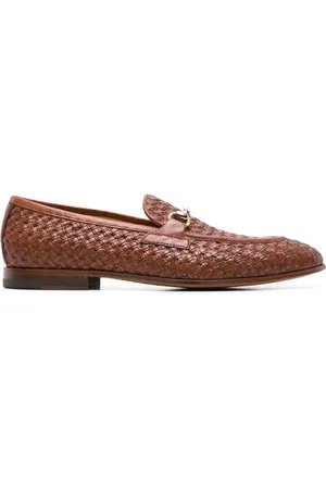 Scarosso Alessandro woven leather loafers