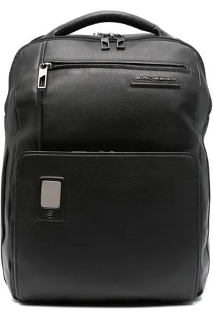 Piquadro Akron leather backpack
