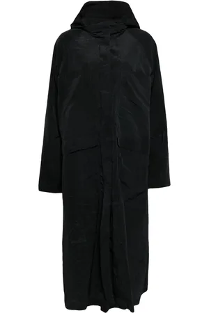 GOEN.J Recycled nylon hooded parka coat