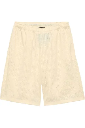 Purple Brand Crest mesh track shorts