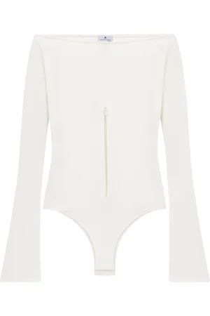 Courrèges Off-shoulder zipped bodysuit