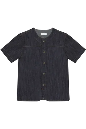 Dolce & Gabbana Logo-embroidered denim shirt