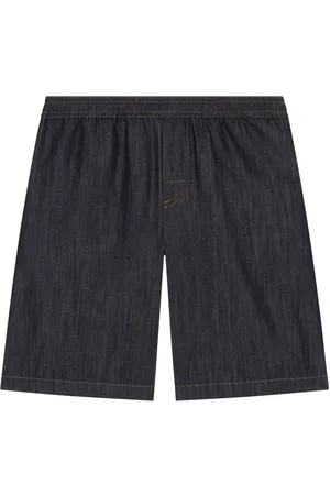Dolce & Gabbana DG logo-embroidered denim shorts