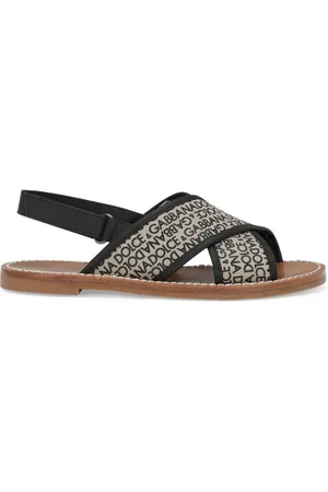 Dolce & Gabbana Logo-print canvas sandals